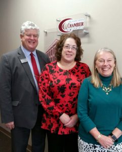 Beth Seibert, Jed Metzger, Karen Grothouse, Lima/Allen County Chamber of Commerce