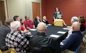 Beth Seibert Chairing Meeting